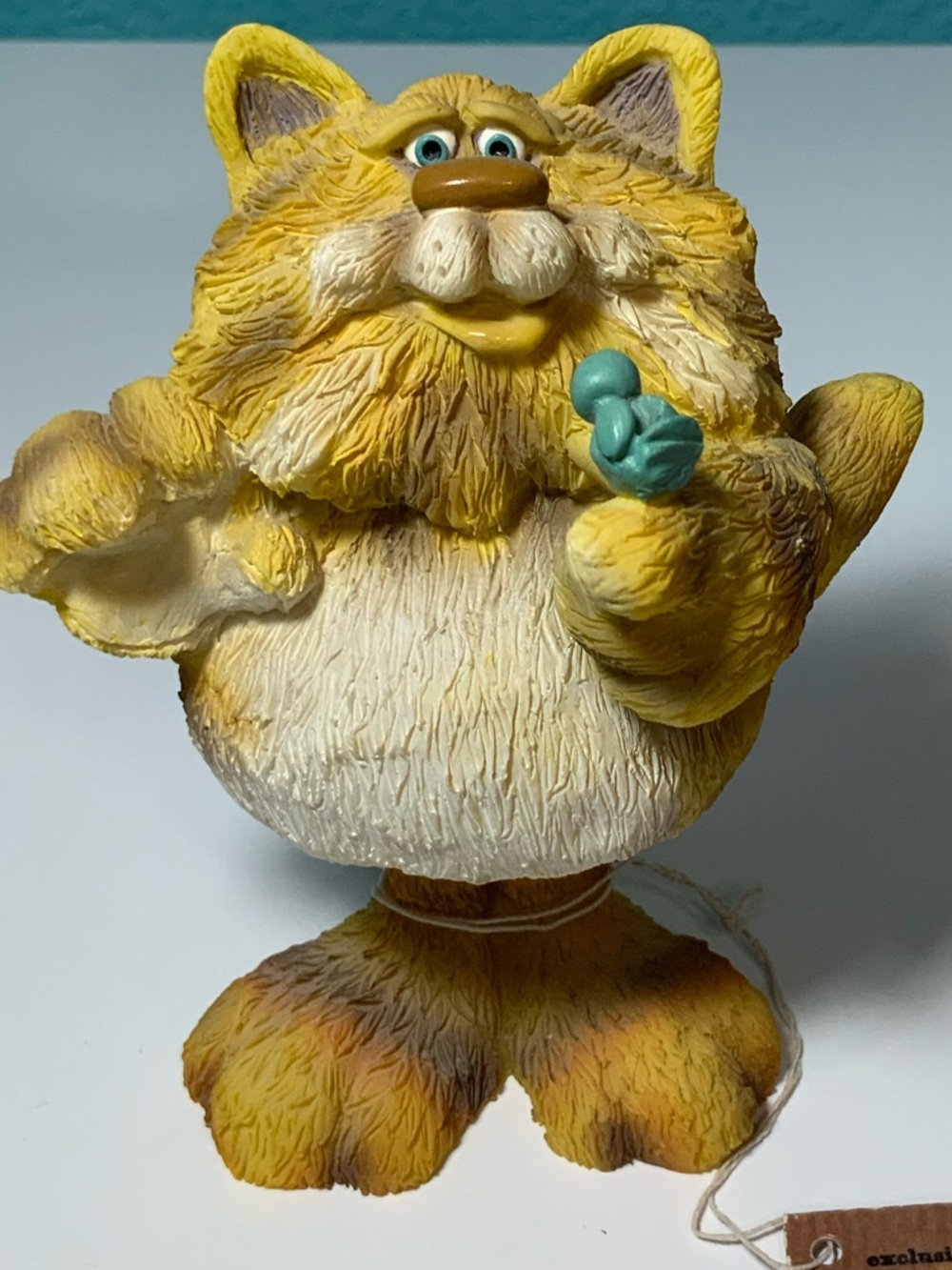 “Cleo” Cat Bobble Head (Bobble Bods) Hand Painted Figurine by Doug Harris #24295